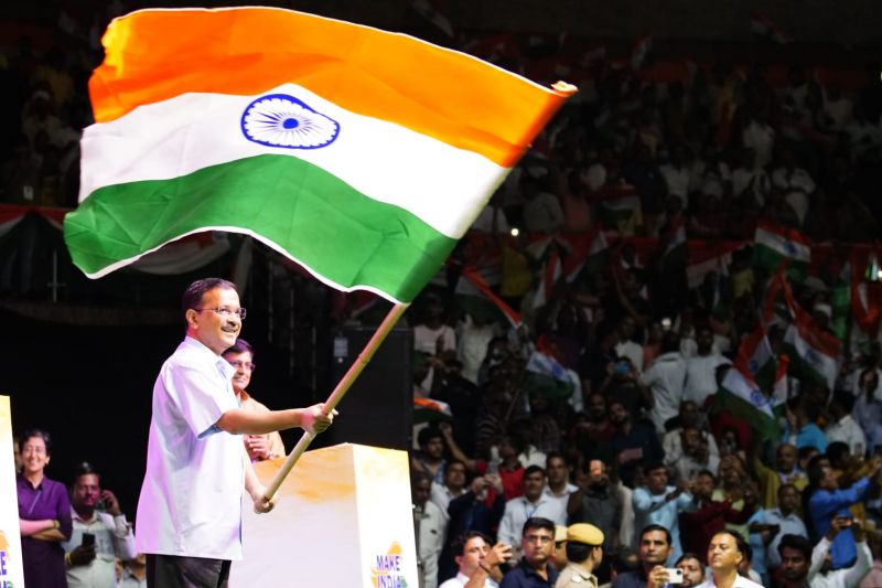 Delhi CM Arvind Kejriwal launches mission 'Make India No. 1'