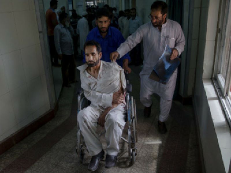 people injured in clashes