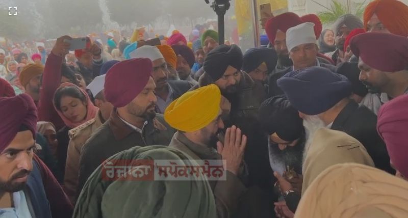 CM Bhagwant Maan paid obeisance at Gurudwara Sri Fatehgarh Sahib