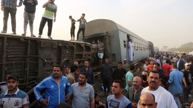 Egypt train crash