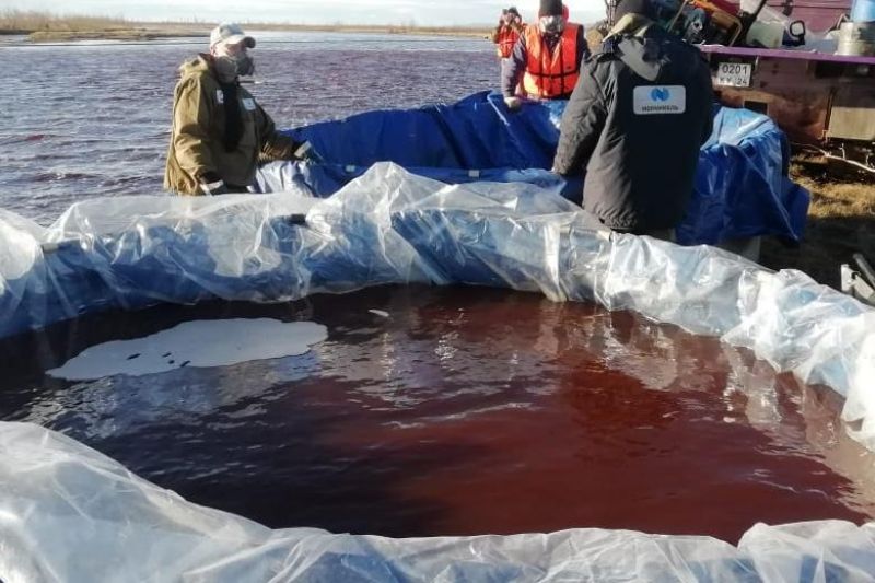 Siberia diesel spill from power plant 