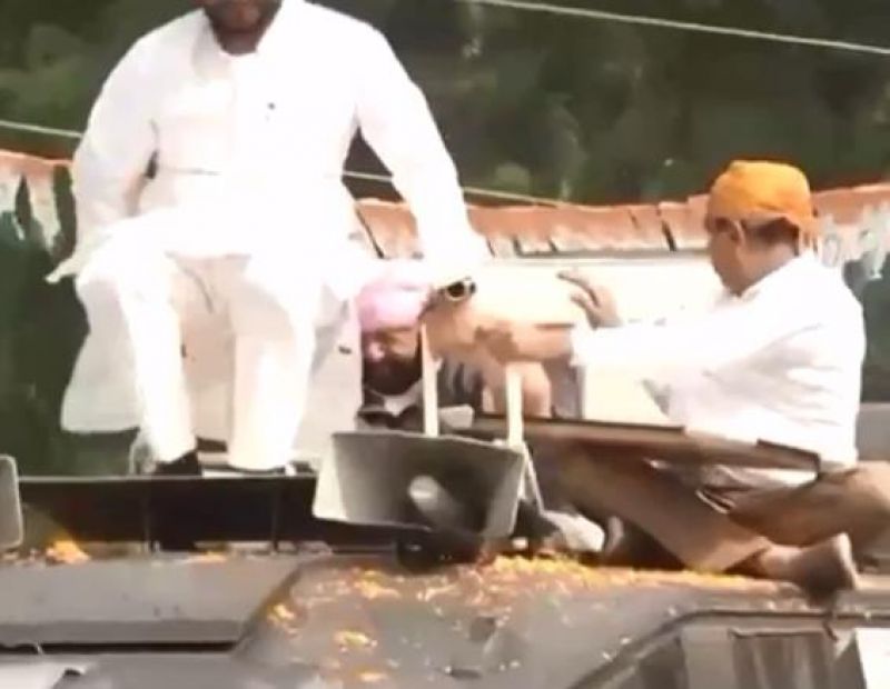 Captain Amrinder Singh road show