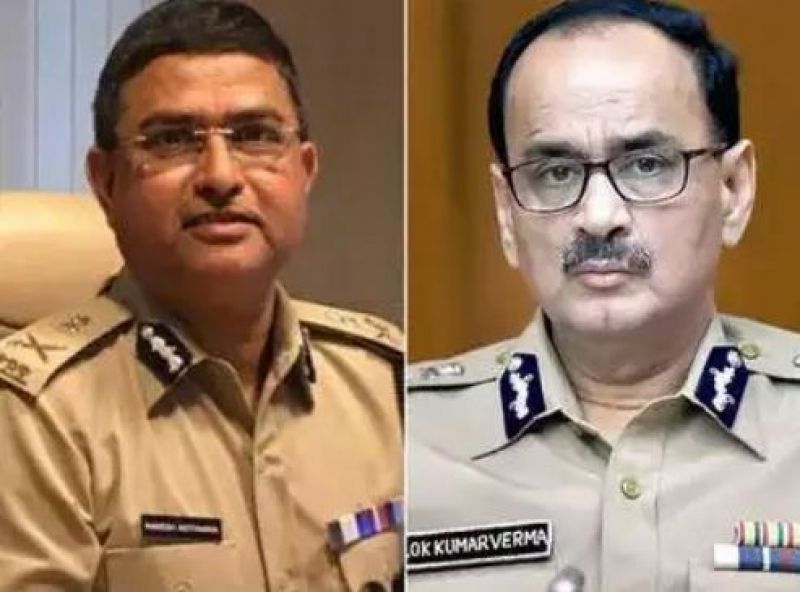 Rakesh asthana with Alok verma