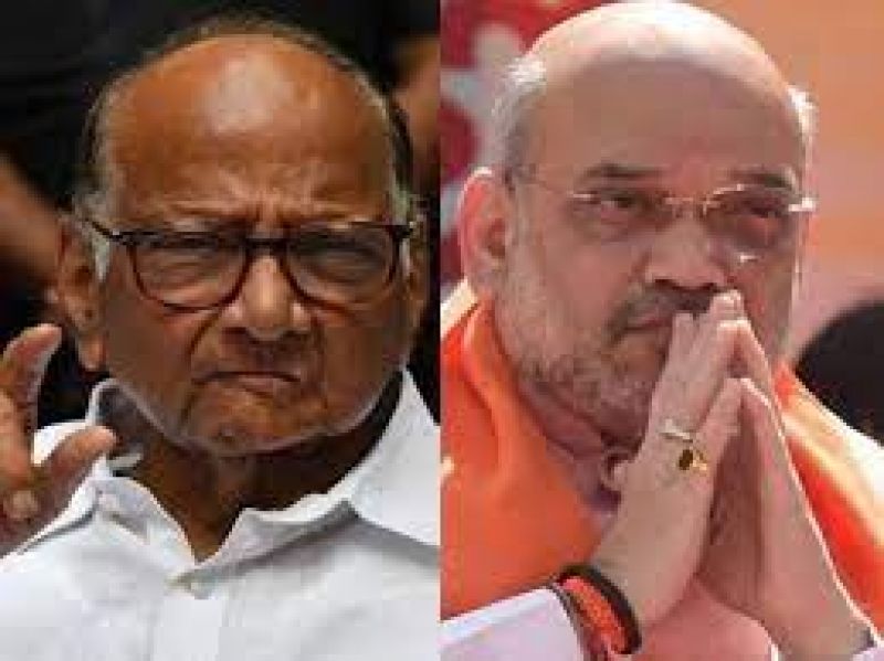 Shard pawar and Amit Shah