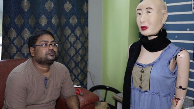 Ranjit Shrivastav with Rashmi