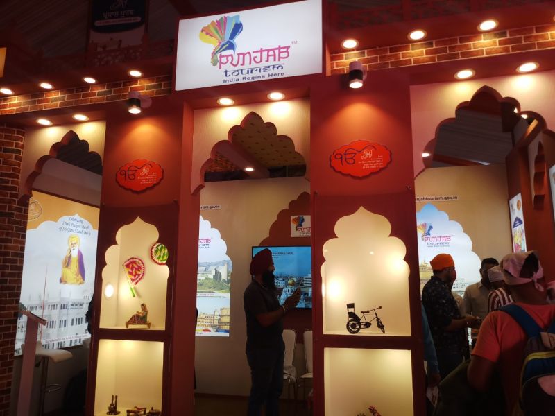 Exhibition of Tourism Department telling the story of religion and heritage