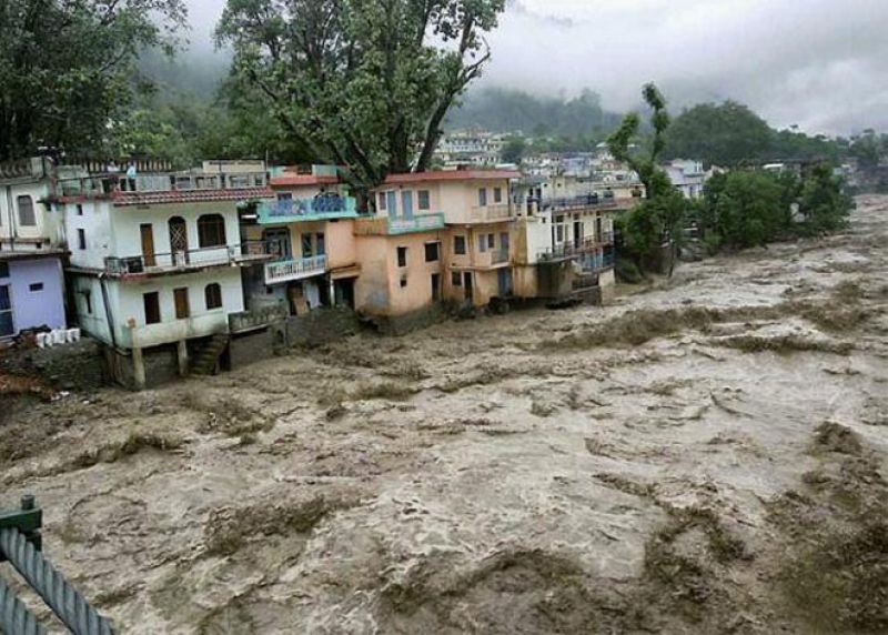 Heavy rain in Uttarakhand
