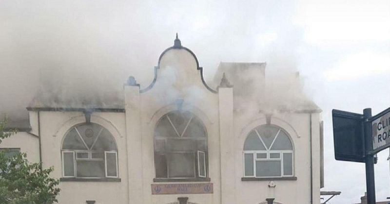 Terrible fire at Gurdwara Sahib in England,