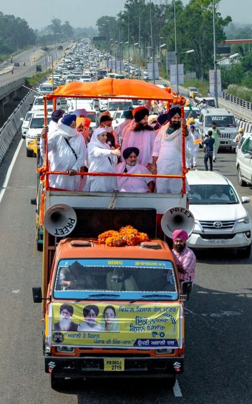 Shiromani Akali Dal Protest Agaginst Farmer Ordinance