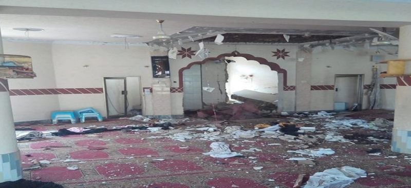 5 People killed in mosque bombing at southwest Pakistan
