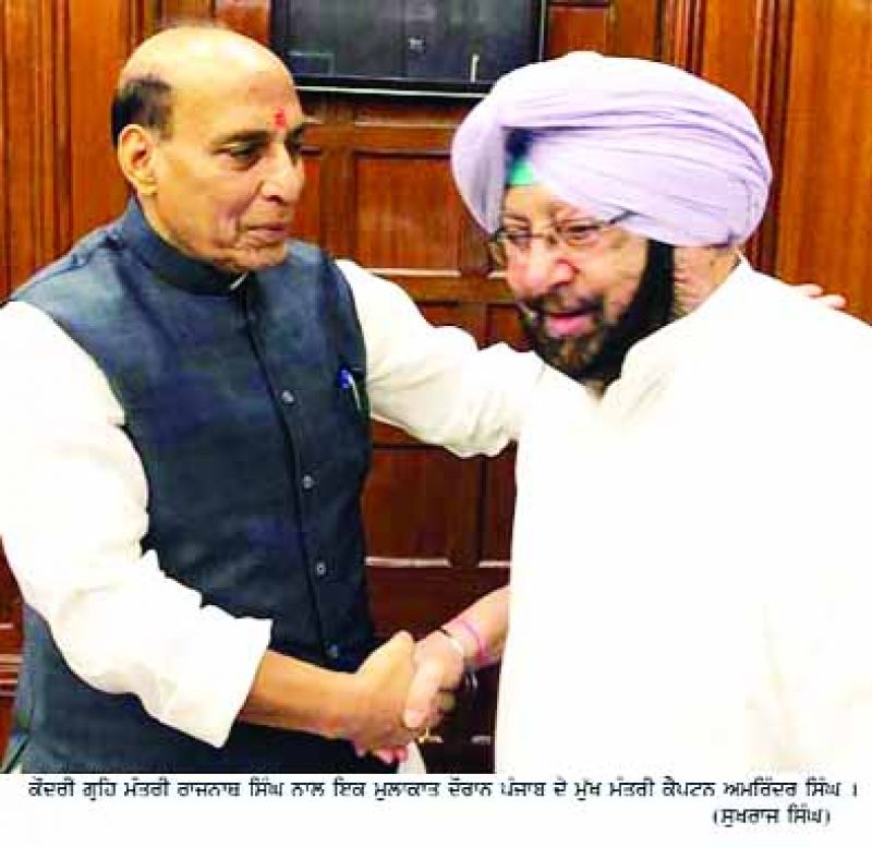 Rajnath Singh & Captain Amarinder Singh