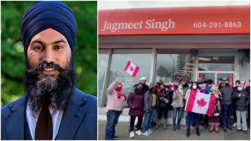 Indian diaspora in Vancouver holds protest against NDP leader Jagmeet Singh