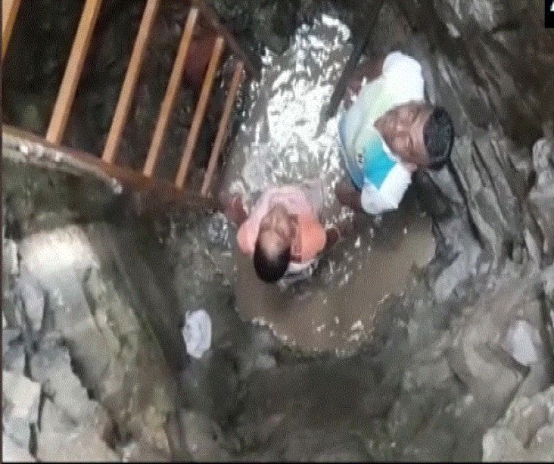 The couple worked hard, digging a 20-foot-deep well