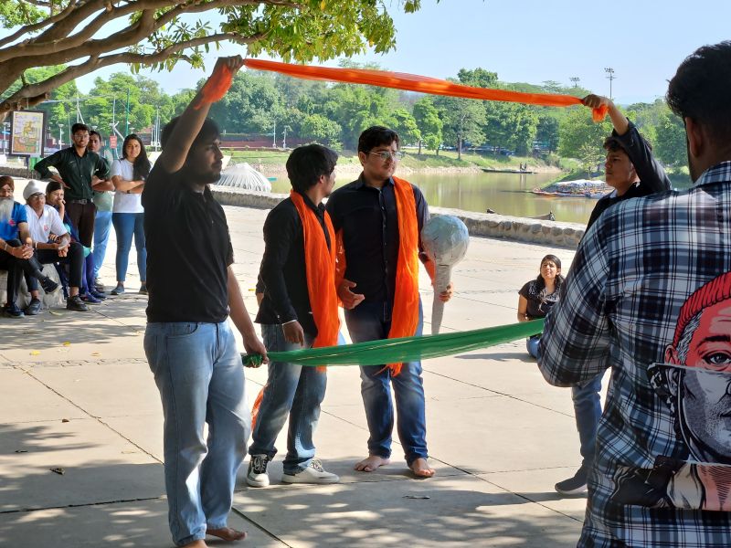 SGGS college Nukkad Natak competition