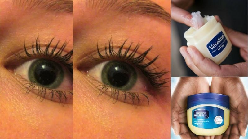 Vaseline on Lashes