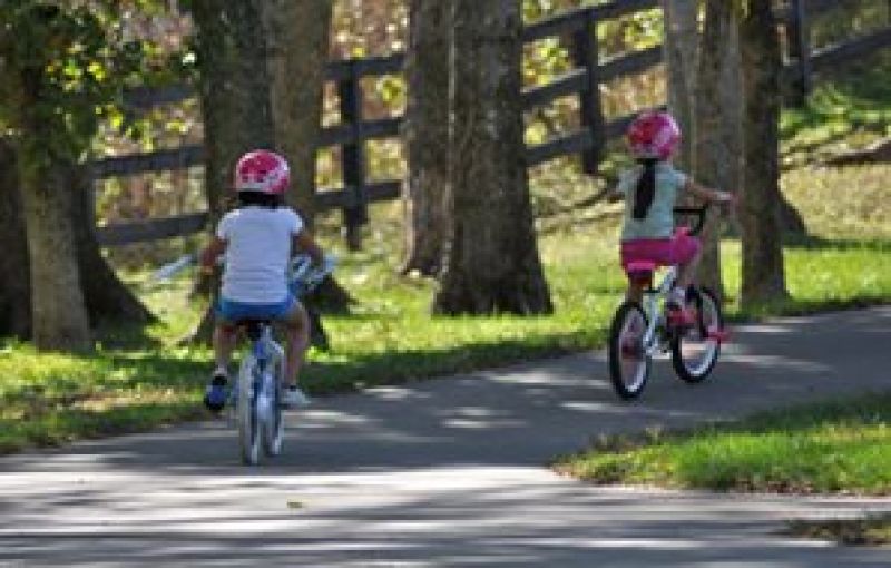 Different Cycle Tracks For The Children 
