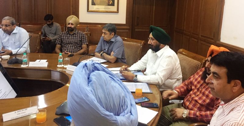Meeting at Punjab Bhawan Pic