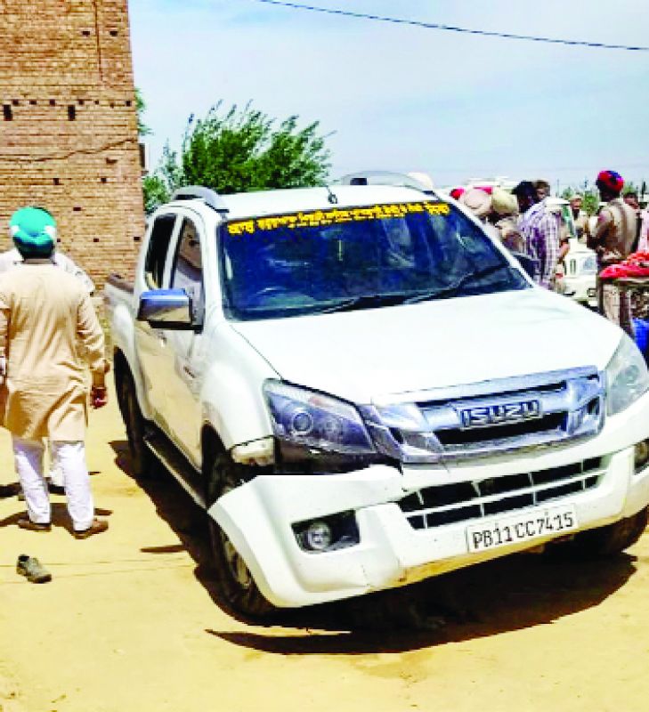 ਪੁਲਿਸ ਮੁਲਾਜ਼ਮਾਂ 'ਤੇ ਹਮਲਾ ਕਰਨ ਵਾਲਿਆਂ ਦੀ ਕਾਰ