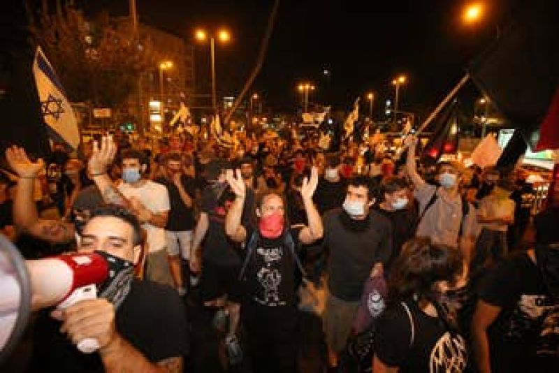  Israeli protests against Netanyahu
