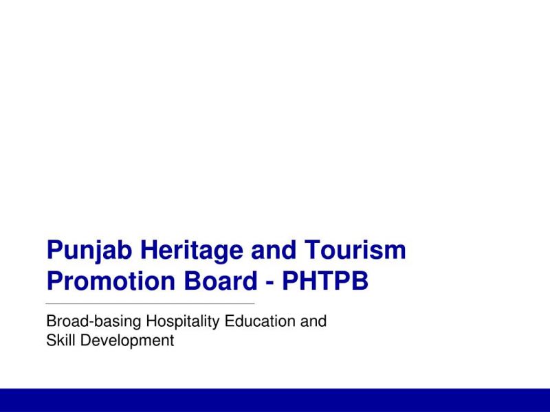 Department of Punjab Heritage Tourism Promotional Board