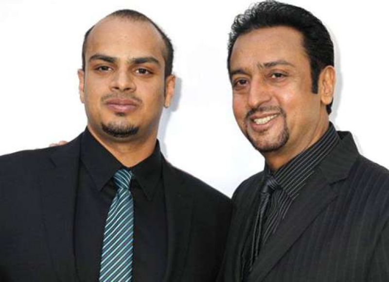 Gulshan Grover and Son