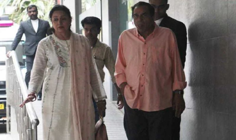 Dharmendra and Hema Malini 