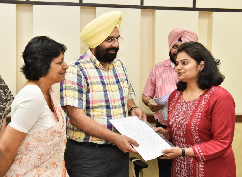 Sarkaria hands over appointment letter