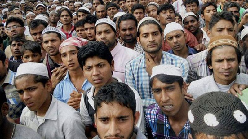 big rally of Muslims in Patna's Gandhi Maidan