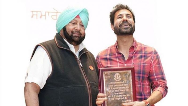 Capt. Amrinder Singh and Binnu Dhillon