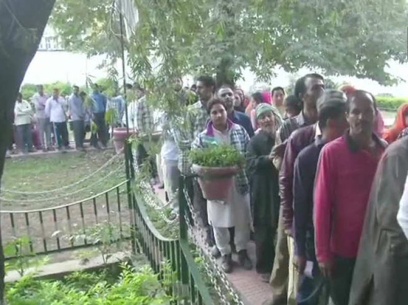 The queue Of Voters