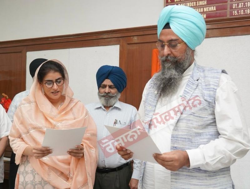 Ganeev Kaur Majithia took oath as MLA