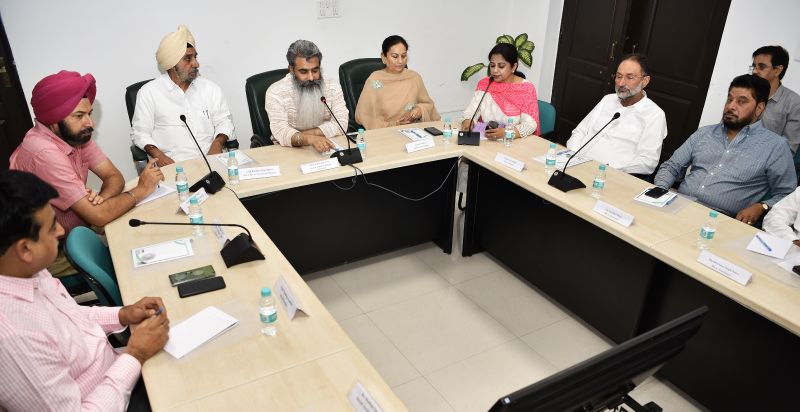 Food and Civil Supplies Minister Punjab held maiden meeting 