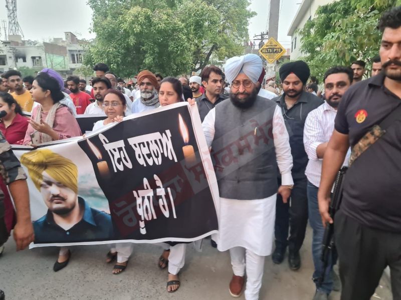 Punjab Congress Candle March