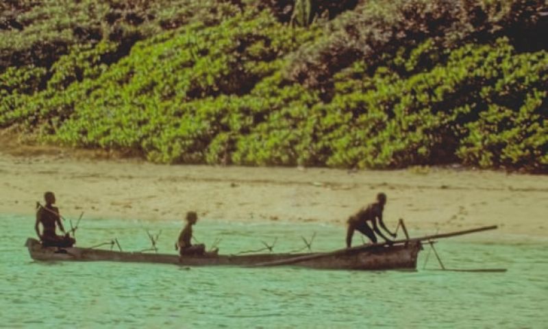 Tribes people on North Sentinel Island
