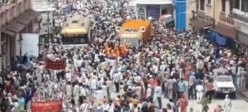 International Nagar Kirtan proceeds for onward journey from Golden Temple