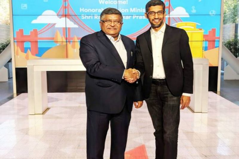 Sundar Pichai and ravi prasad