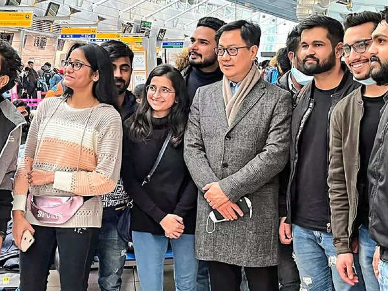 Won't leave till last Indian is evacuated from Ukraine: Kiren Rijiju
