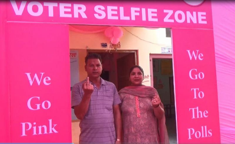 Voter selfie Zone