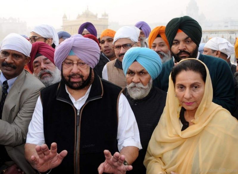 Parneet kaur and Captain Amarinder Singh