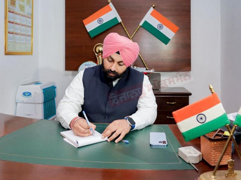 Cabinet Minister Harjot Singh Bains