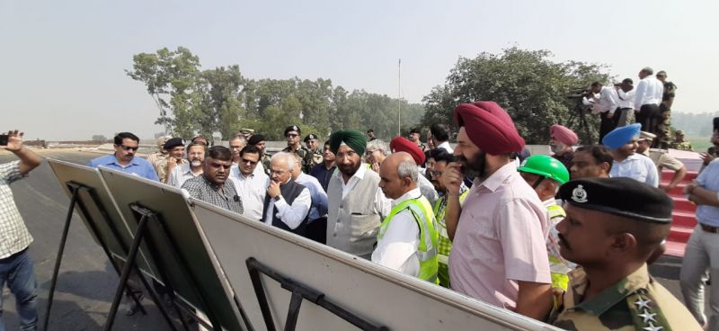 Top brass of Union & State Government  takes stock of development works at Corridor