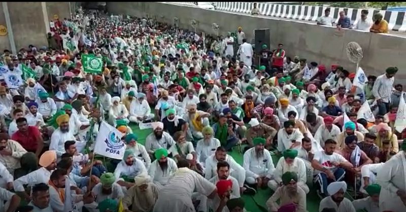Farmers Protest at Ludhiana 