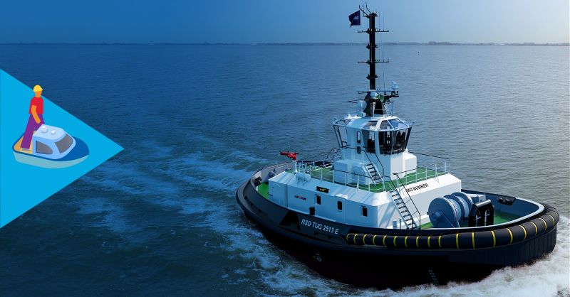 World-first electric tugboat