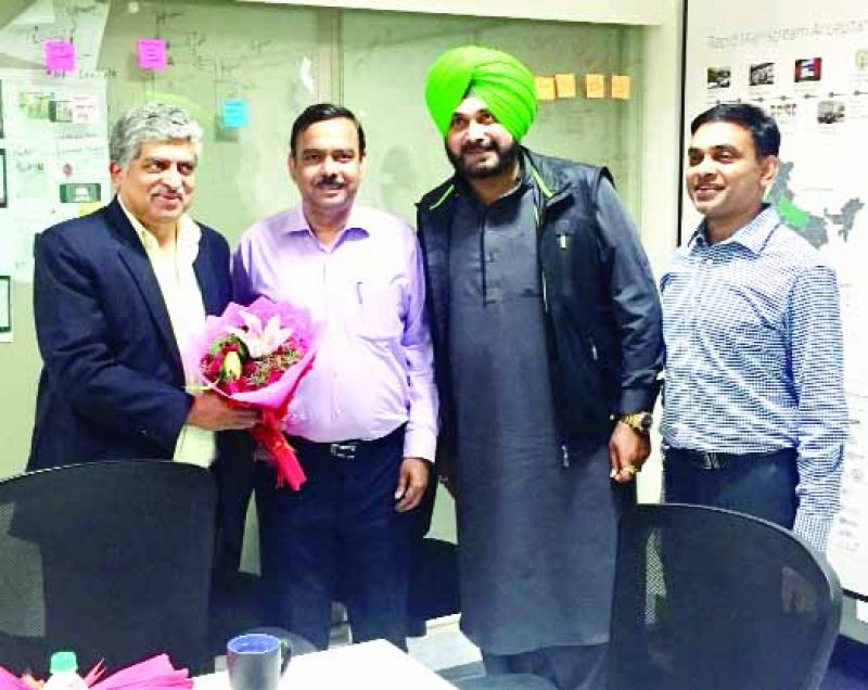 Navjot Singh Sidhu at Infosys 