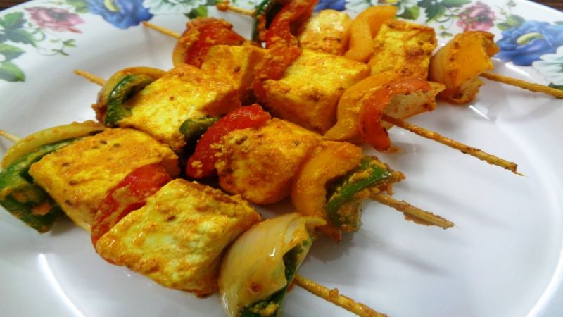 Make paneer tikka easily at home