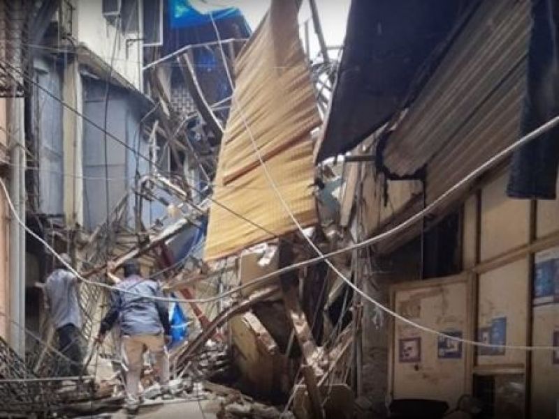 building collapsed in Mumbai