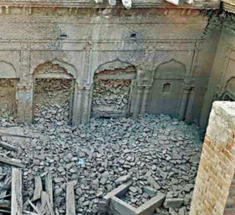 Historical 'Guru Nanak palace' demolished in Pakistan