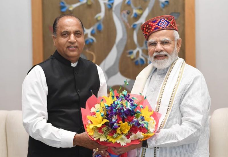 Himachal CM Jairam Thakur and PM Narendra Modi