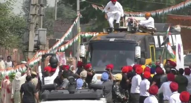 Captain Amrinder Singh road show