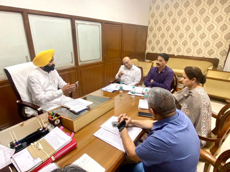 Review Meeting of Transportation Department 